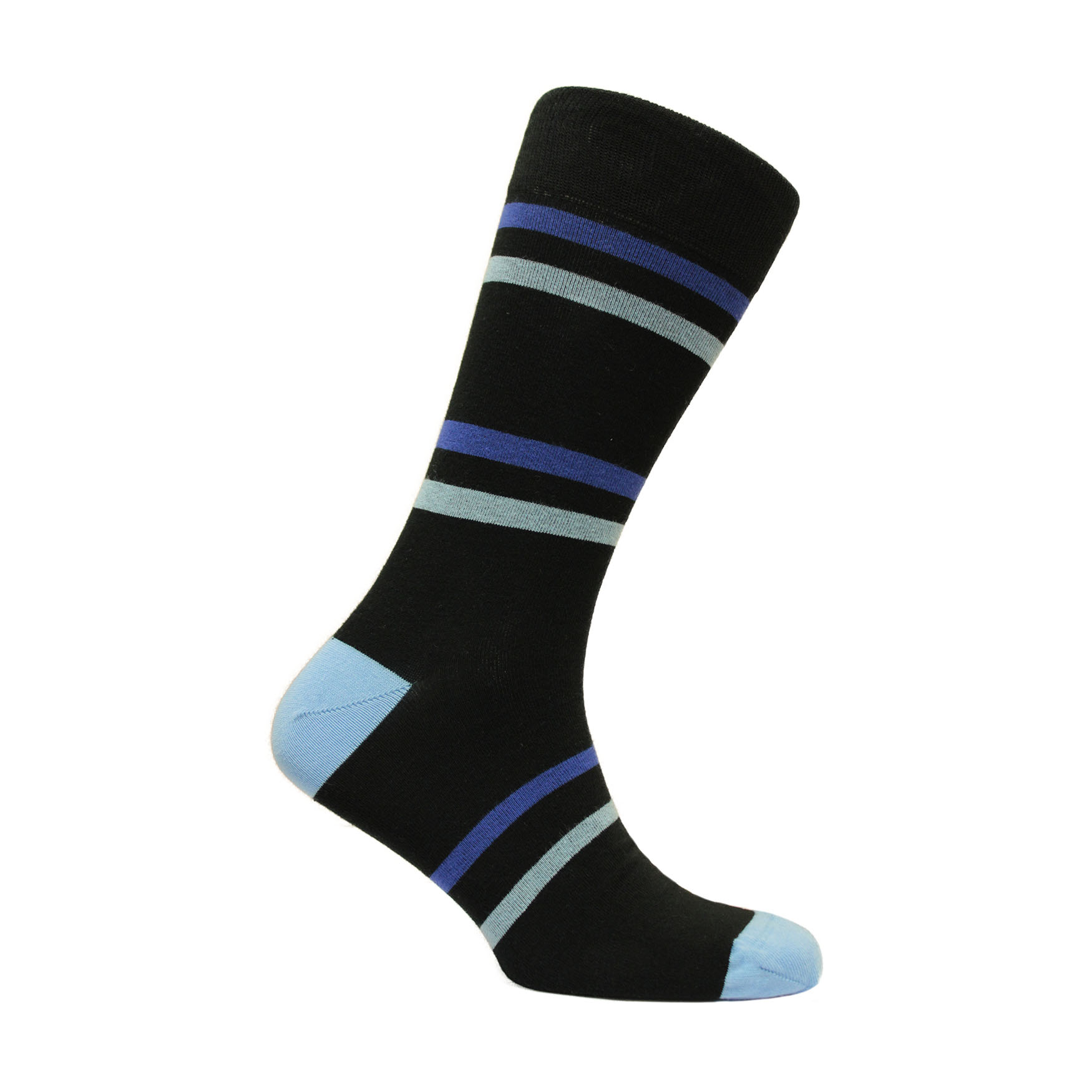 Sky Bold Stripe | Gnarly Feet